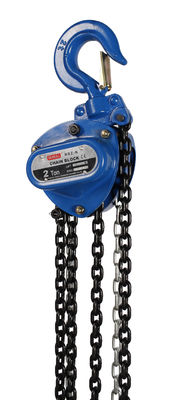 Công nghiệp 6mm Manual Chain Block với tốc độ nâng 3m/min và bột lớp phủ xử lý bề mặt