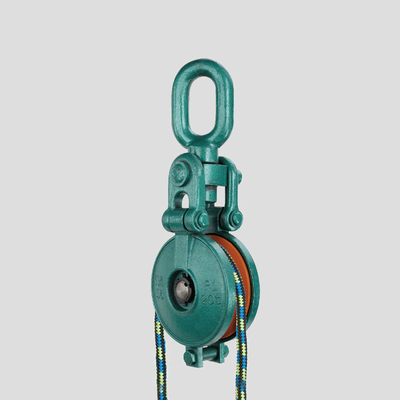 Khả năng tải thép Bảng vỏ khối pulley Mượt hoàn thiện Màu bạc để nâng vật nặng