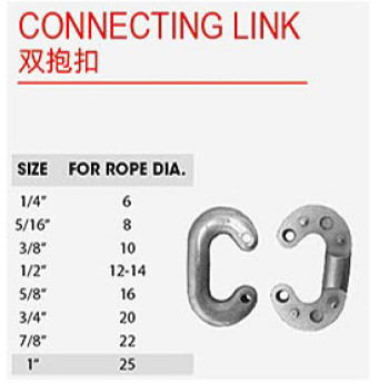 LIÊN KẾT KẾT NỐI Thép hợp kim mạ kẽm được chứng nhận ASME B30.9