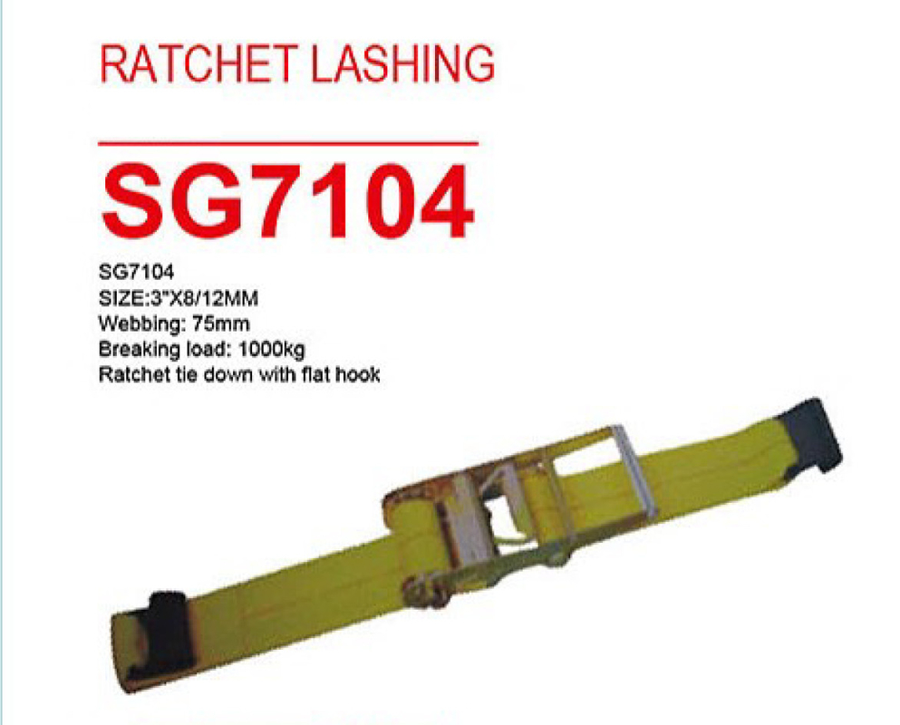 Khả năng tải 7 000 lbs Polyester Webbing Sling cho nâng an toàn và kiểm soát hàng hóa 2 mét chiều dài