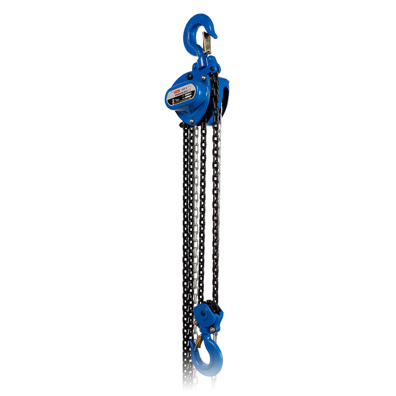 5mm đường kính chuỗi 2T 3m/min 12m nâng tay chuỗi khối bột phủ nâng